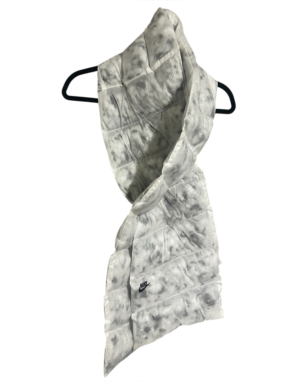 Nike Unisex Scarf Dri-Fit Thermore Ecodown ACG Tech, Marbled White Light Grey